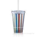 Double Wall Straw Cup